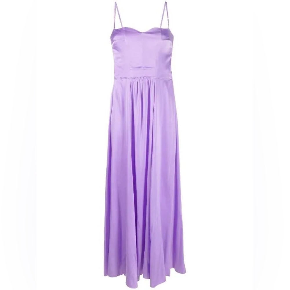 FORTE FORTE A-line silk dress purple US size 6
